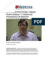 21-04-2014 Metro Noticias - CRONICAS POLITICAS, Alberto Guerra Salazar, Y Todavía Se Enorgullecen de Bejarano.