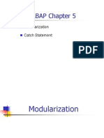 ABAP Modularization