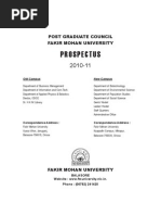 Prospectous of FM University