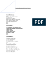 Umbanda - Pontos - Letras de Pontos de Pretos Velhos PDF