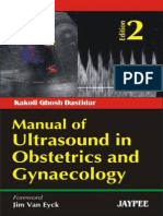 Kakoli Ghosh Dastidar Manual of Ultrasound in Obstetrics and Gynaecology, 2nd Edition 2009