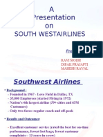 A Presentation On: South Westairlines