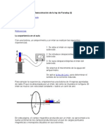 Demostración de La Ley de Faraday I