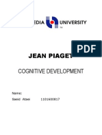 Piaget Theory Cognitive Development