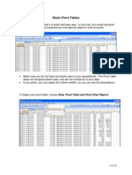 Pivot Tables