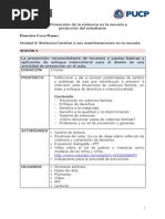 Violencia Familiar y Su Influencia en La Escuela Ccesa