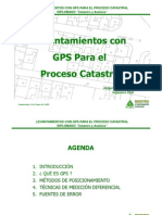 Levantamientos Con GPS para El Proceso Catastral