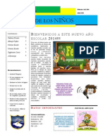 Periodico Escolar MODELO Abril