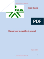 Manual de Procedimiento de Una Red