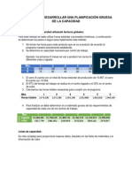 Manual para Desarrollar Una Planificación Gruesa de La Capacidad