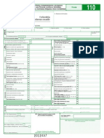 Formulario 110 Dian