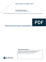 General Government Expenditure by Function: National Accounts at A Glance 2013