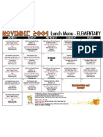 El Lunch Menu Nov 09