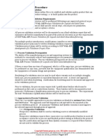 VAL-085 Process Validation Guideline Sample