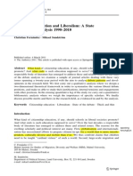 + Fernandez Et Sundström 2011 Citizenship Education and Liberalism - A State of The Debate 1990 - 2010