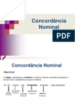 Concordância Nominal - Slides.