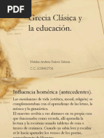 Grecia Clásica y La Educación.