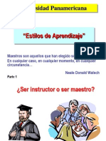 Estilos de Aprendizaje