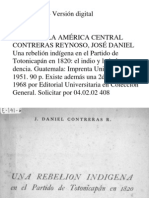 Contreras Daniel - Una Rebelion Indigena en El Partido de Totonicapan