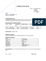 Curriculum Vitae: Mohd - Asgar