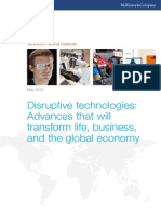 Disruptive Technologies McKinsey May 2013