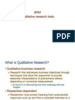 BRM Qualitative Research Tools: The Business Research Process: An Overview