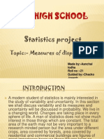 Reubs High School: Statistics Project