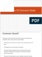 Principle of Common Good