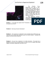 A Pulsar Shot Out From A Supernova Explosion!: Problem 1 - If One Light Year Equals 9.5x10