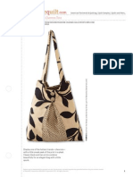 Peekaboo Chevron Tote