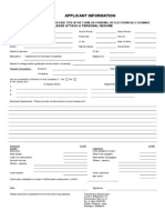 Franchise Application Form