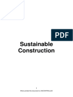 Sustainable Construction