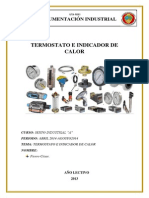 Termostato e Indicador de Calor