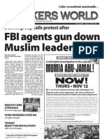 Detroit Group Calls Protest After: FBI Agents Gun Down Muslim Leader