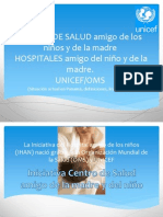 CENTRO de SALUD Y Hospital Amigo de Los Niños y de La Madre