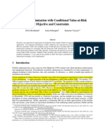 Portfolio Optimization With Conditional Value-at-Risk Objective and Constraints