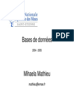 Bases de Données: Mathieu@