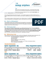 Referencing Styles - Northumbria University