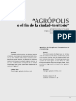 Mauricio Puello Bedoya - Agropolis o El Fin de La Ciudad-Territorio