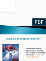 Despido en Dereho Laboral