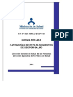 NT 0021 Documento Oficial Categorizacion