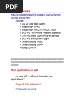 Web Service Workshop