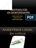 Anestesia Local en Niños