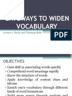 Gateways To Widen Vocabulary - Edited