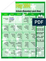 Elementary Lunch Menu