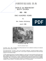 Skelmorlie - South Church - 100 Years - 1856 - 1956 - Booklet - WM Newton McCartney