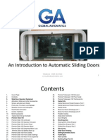 An Introduction To Automatic Sliding Doors