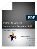 Digital-to-Analog Converter Subsystem: Team Johnny Bravo