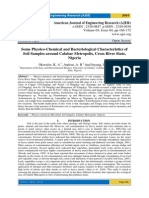 Some Physico-Chemical and Bacteriological Characteristics of Soil Samples Around Calabar Metropolis, Cross River State, Nigeria