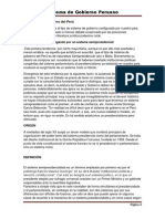 El Sistema de Gobierno Del Perú